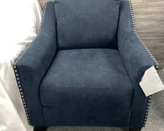 Ashley Furniture Navy Studded Chair