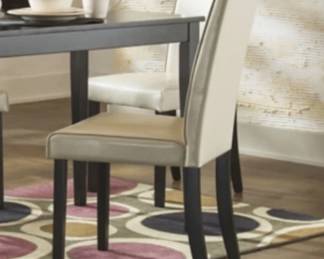 (2) New Ashley Furniture Kimonte Dining Chairs