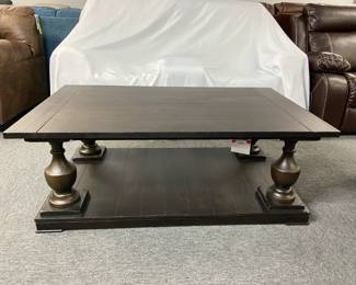 Coaster Pedestal Leg Coffee Table