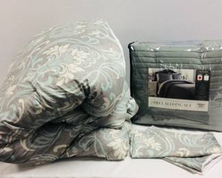 (2) New Ashley 3-Piece Queen Bedding Sets