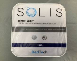 New Bed Tech Solis Terry Loop King Mattress Protector