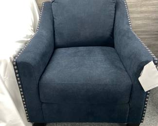 Ashley Furniture Navy Studded Chair
