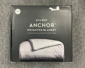 New Malouf 15 Lb Wighted Ash Throw Blanket