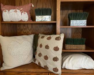 Large selection of quality home decor, including many fun/interesting throw pillows.