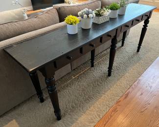 Pottery Barn console/sofa table.