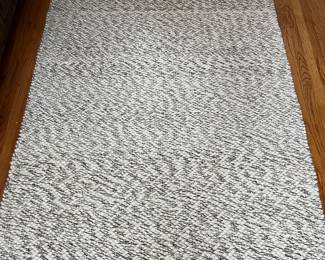 7’ x 5’ area rug by Project 62. Eighty-six percent wool; 13 percent cotton. Purchased new in 2021.