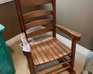 Rocking chair.