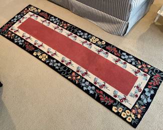 Runner/area rug by L.L. Bean Home, 100% wool pile.