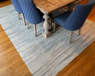 Threshold 10’ x 7’ area rug, grey.