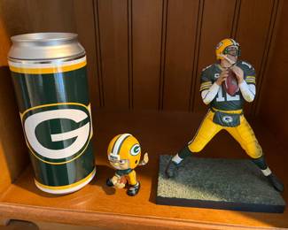 Green Bay Packers bank and figures.