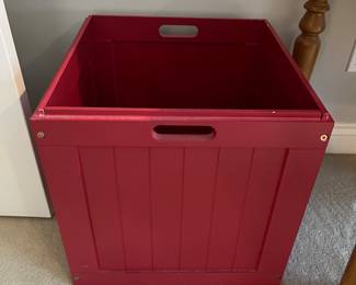 Large wood crate by P.J. Kids.