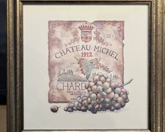 Nice selection of framed art throughout the house.