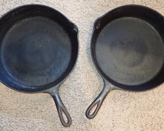 CAST IRON FRY PANS #8
