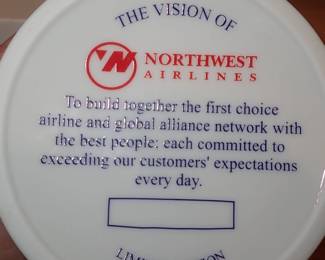 NORTHWEST AIRLINES COVERED JAR