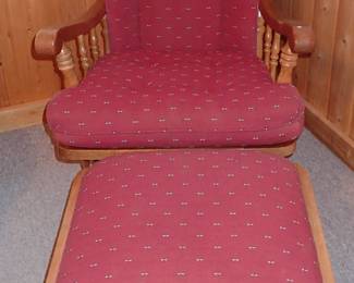 GLIDER ROCKER AND OTTOMAN