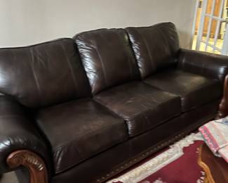 Leather sofa