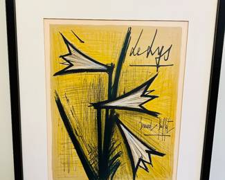 Bernard Buffet Framed Lithograph