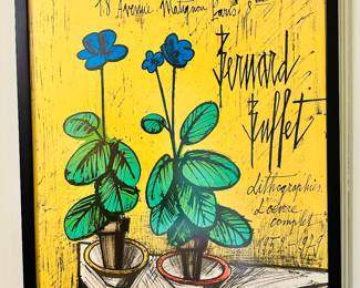 Bernard Buffet “Gallerie Matignon” Framed Gallery Poster