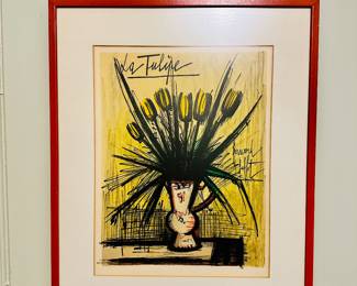 Bernard Buffet Framed Lithograph 