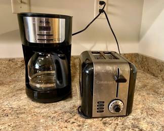 Coffee Maker and Toaster