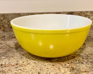 Pyrex Yellow Bowl