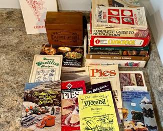 Recipe and Sewing Books