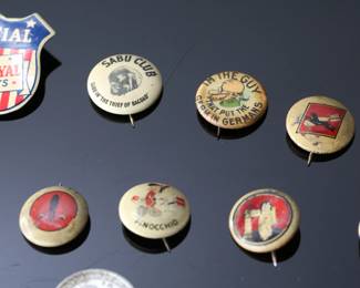 Lot of 15 Vintage Comic Character Pinbacks Pin Back Button Pins Kellogg PEP Donald Duck Cracker Jack	Largest: 0.8in diameter	119034