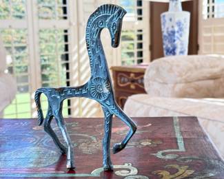Mycenaean Greece Bronze Etruscan Horse Statue	7.35in H	113025
