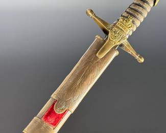Antique British Military Sword 1891	Total Sword Length: 39.125in With Scabbard: 40.1875in	124005