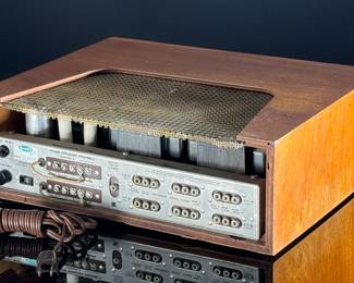 HH Scott 299C Vintage Tube HiFi Integrated Amp Amplifier 299 C w/ Wood Case	5.25x15.75x13.5in	112033