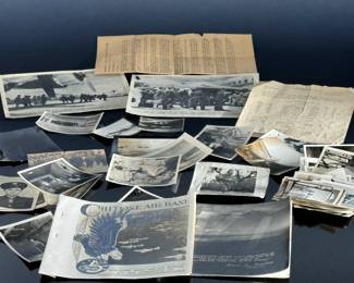 Lot of WWII Chitose Air Base Ephemera Photos Papers	10x9	124094
