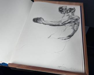 1 of a kind! *Rare* Hand Colored/Signed Leonard Baskin ARS Anatomica Book Medical Fantasia Litho	24x16.25x2in	124089
