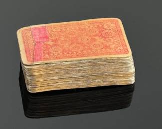 Antique Victorian Deck of Playing Cards Complete	2.7x1.75in	124006
