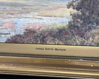 Original Watercolor Painting James Smith Morland	Frame: 13.25x17.375x1.5in Artwork: 10.75x14.75in	124053