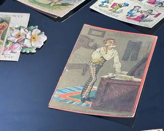 Lot of 46 Trade Cards 1800s Advertising Lot	Approx: 6x4in	119046
