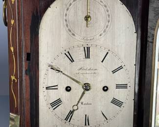 Antique Brass Inlaid Rosewood Bracket Mantle Clock Frodsham Gracechurch St. London Clock	14.75x10.25x7in	124063