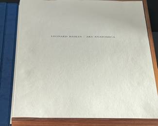 1 of a kind! *Rare* Hand Colored/Signed Leonard Baskin ARS Anatomica Book Medical Fantasia Litho	24x16.25x2in	124089
