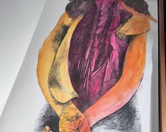 1 of a kind! *Rare* Hand Colored/Signed Leonard Baskin ARS Anatomica Book Medical Fantasia Litho	24x16.25x2in	124089
