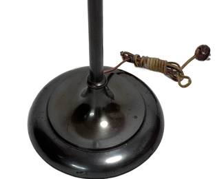 Antique Handel Bronze Floor Lamp Brown 6068 1/2 Moserine Glass Shade	57x13.5x9in	124070
