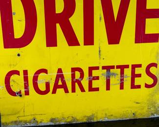 Vintage Park Drive Cigarettes Enamel Sign Irish Advertising	36x24in 3mm	124043