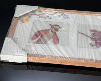 Walt Disney Tigger/Piglet/Eeyore Original Animation Production Cel  Television Animation Art Winnie the Pooh in Original Box	Frame: 13.5x29.5x1in	119007