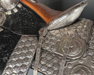 Ted Flowers The Spot Shop Vintage Parade Saddle Special Saddle Seat:  11.75in 4.5in Gullet	115038
