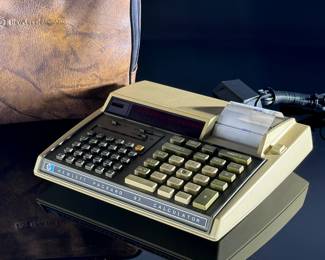 Vintage Hewlett-Packard HP 97 Programmable Printing Calculator w/ Case and Power Supply	2.75x8.75x8in	112049