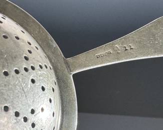 Antique Sterling Silver Tea Strainer	1x3x6.55in	113083
