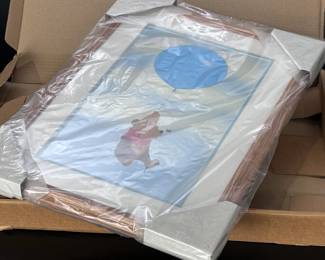 Walt Disney Winnie The Pooh Silly Old Bear Sericel Original Animation Production Cel Animation Art in Original Box	Frame: 22x15.5x1in	119009