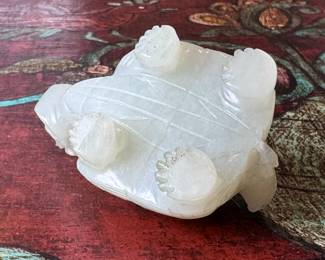 Chinese Jade Feng Shui Dragon Turtle Sculpture	1.5in H	113016
