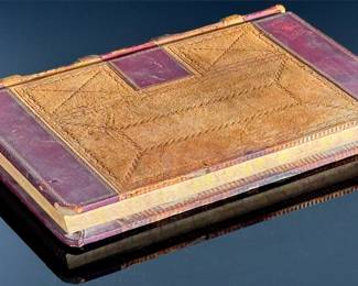 1920s Antique Ledger Book Giant Cash Book	14.25x9.25x1.5in	124024
