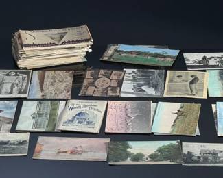 Lot of 100+ Antique 1900s Travel Postcards	Approx: 5.5x3.5	119021
