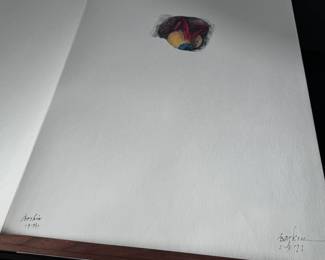 1 of a kind! *Rare* Hand Colored/Signed Leonard Baskin ARS Anatomica Book Medical Fantasia Litho	24x16.25x2in	124089
