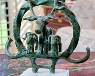 Anatolian Bronze Ceremonial Standard Bronze Statue	6in H	113026
